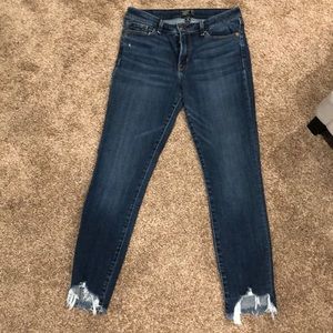 Abercrombie & Fitch Harper low rise ankle jeans